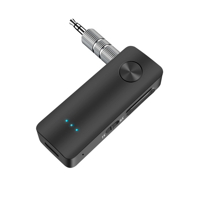New 5.3 Blue Tooth Audio Adapter BT Car Kit Transmitter & Receiver Wireless BT Audio Adapter for TV Airplane Speaker