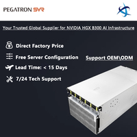 Serveur monté en rack Pegatron AS801-2T1 8U avec 8x GPU NVIDIA HGX B300 et double Intel Xeon 6767P pour centre de données AI HPC