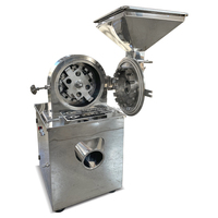 Broyeur en acier inoxydable pour usine alimentaire, cumin et piment séché, broyage haute vitesse 20-120 mesh, moteur 7,5 kW