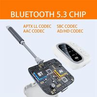   Émetteur-récepteur audio avec puce Qualcomm prenant en charge AptX et AptX-LL, compatible avec avion, téléviseur, voiture, écouteurs et haut-parleurs