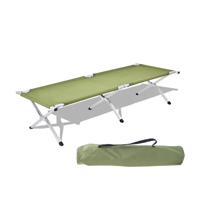 YILU 도매 접이식 알루미늄 합금 야외 캠핑 침대