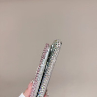Luxe Bowknot Strass Couverture de Téléphone Diamant Bling Brillant Étui de Téléphone Portable pour iPhone 1: 6 PM Plus 13-Vente Chaude Galvanoplastie