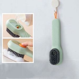 Cepillo para Zapatos con Dispensador Automático de Líquido, Multifuncional, con Cerdas Suaves, Herramienta de Limpieza para Ropa y Calzado (1 Unidad) - Product Image 1