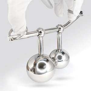 Weibliche <span class=keywords><strong>Vaginal</strong></span> Doppel kugel stecker Stahl gürtel Seil Haken Sexspielzeug für Frauen Verriegelung Keuschheit gürtel Anal Haken, Asslock - Product Image 2