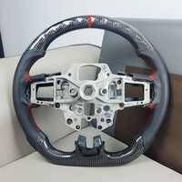 Accessoires de voiture Volant sport personnalisé en fibre de carbone pour Ford Mustang 2015-2017