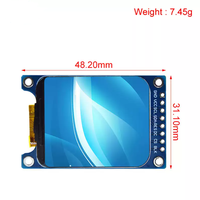 1.69 inci modul layar LCD TFT-240x280 ST7789 4 layar IPS dengan antarmuka SPI Panel warna resolusi tinggi