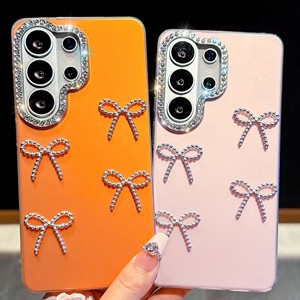 เคสโทรศัพท์มือถือแบบสายคล้องมือประดับเพชร รุ่นหรูหรา สำหรับ Samsung S26 Ultra, Galaxy S25 Ultra, S24 Plus, S23, A57, A37, A56 - Product Image 5