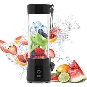 Mixeur de protéines pour jus de Fruits et légumes, presse-agrumes électrique avec tasse, Rechargeable par USB, entièrement utilisé