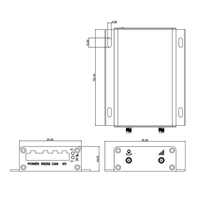 Traceur GPS pour véhicule 4G LTE Cat1 double fréquence BeiDou JT808 avec antenne externe pour la gestion de flotte