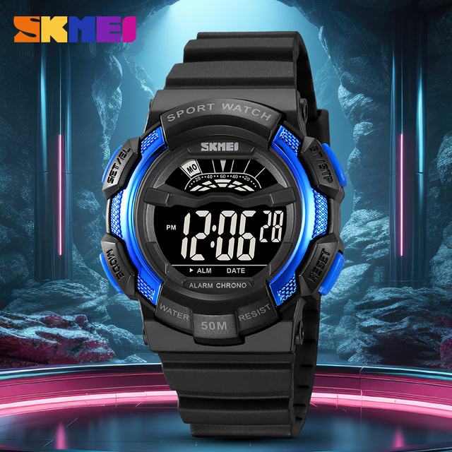 SKMEI 2153 Silicone LED Display Waterproof Wholesale Watch Customized Kids Watch Digital Watch Birthday Christmas Gift