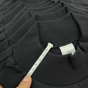 Summer Casual Short Sleeve Streetwear Solid Color Custom Logo Blank <b>Mock</b> Neckline Washed Faded <b>Tops</b> T Shirts Unisex - Product Image 3
