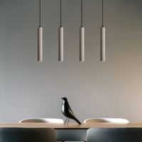 Nouvelle lampe suspendue en ciment terrazzo vintage avec télécommande, décoration de maison tendance, lustres pour salon