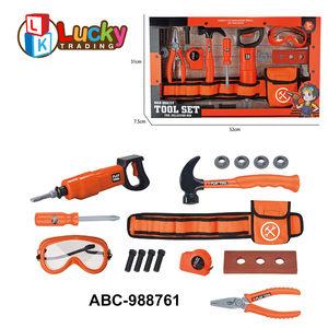 May Mắn Đồ Chơi Trẻ Em Giả Vờ Xây Dựng Đồ Chơi Quần Áo Hoặc Vành Đai Công Cụ Thiết Lập Với Bộ Gõ Khoan Hoặc Vụ Nổ Máy Hoặc Máy Mài - Product Image 3