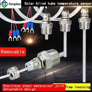 Cảm biến nhiệt độ bằng thép không gỉ nhiệt điện trở <span class=keywords><strong>PT100</strong></span>, đầu dò nhiệt độ ba điểm với lõi bên trong có thể tháo rời - Product Image 3