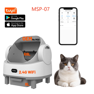 Selbstreinigende Katzentoilette mit App-Steuerung Automatische Katzentoilette Geruchsfreie Abfallentsorgung mit Müllbeutel Intelligente Katzentoilette - Product Image 1