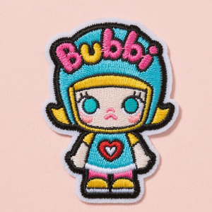 Labubu Tùy Chỉnh Thiết Kế Thương Hiệu Phim Hoạt Hình Hình Trang Phục Thêu Chenille Sắt Trên Các Bản Vá Lỗi - Product Image 5