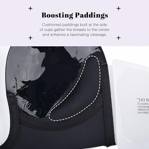 Một Mảnh Strapless Nâng Push-up Miếng Bọt Biển Áo Ngực Đơn Giản Màu Rắn Thoáng Khí Không Dệt Dệt Có Thể Tháo Rời Trở Lại Dây Đeo Cho Mùa Hè - Product Image 5