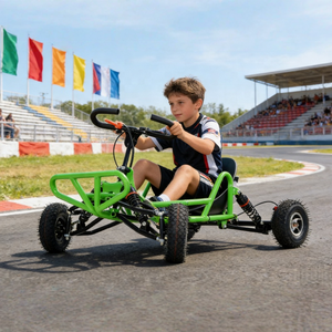 <span class=keywords><strong>Mini</strong></span> kart à essence 2 temps, 10 petites roues, 35 km/h, kart tout-terrain robuste pour adultes et adolescents - Product Image 1