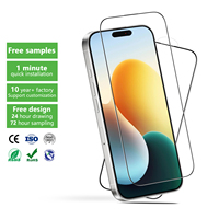 Fabricants de protecteurs d'écran en verre trempé pour iPhone 16 Pro Max, protection d'écran anti-huile, étanche, HD 2.5D 3D