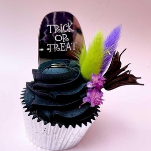 Hstyle Halloween Halloween Halloween Toppers Cupcake <span class=keywords><strong>specchio</strong></span> inciso torta picconi decorazione Cupcake Halloween felice oggetti di scena PQ195 - Product Image 4