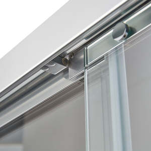 Porta <span class=keywords><strong>Doccia</strong></span> Scorrevole <span class=keywords><strong>a</strong></span> Fisarmonica in Vetro Temperato <span class=keywords><strong>a</strong></span> 3 Pannelli per Bagno - Product Image 5