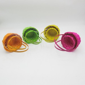 Colorful Premium Woven Bamboo Basket Set - Versatile <strong>Empty</strong> <strong>Hamper</strong> for DIY Gifts &amp; Storage - Product Image 2