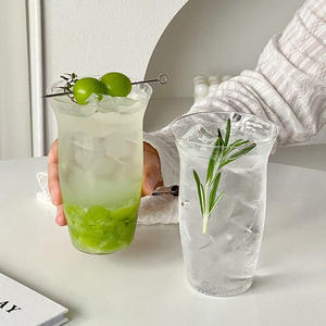 Bicchiere da <span class=keywords><strong>Caffè</strong></span> in Vetro Borosilicato Trasparente Noble <span class=keywords><strong>Happy</strong></span> 350ml, Resistente al Calore, Sicuro per Alimenti, Design Moderno e Unico, Strato Singolo - Product Image 1