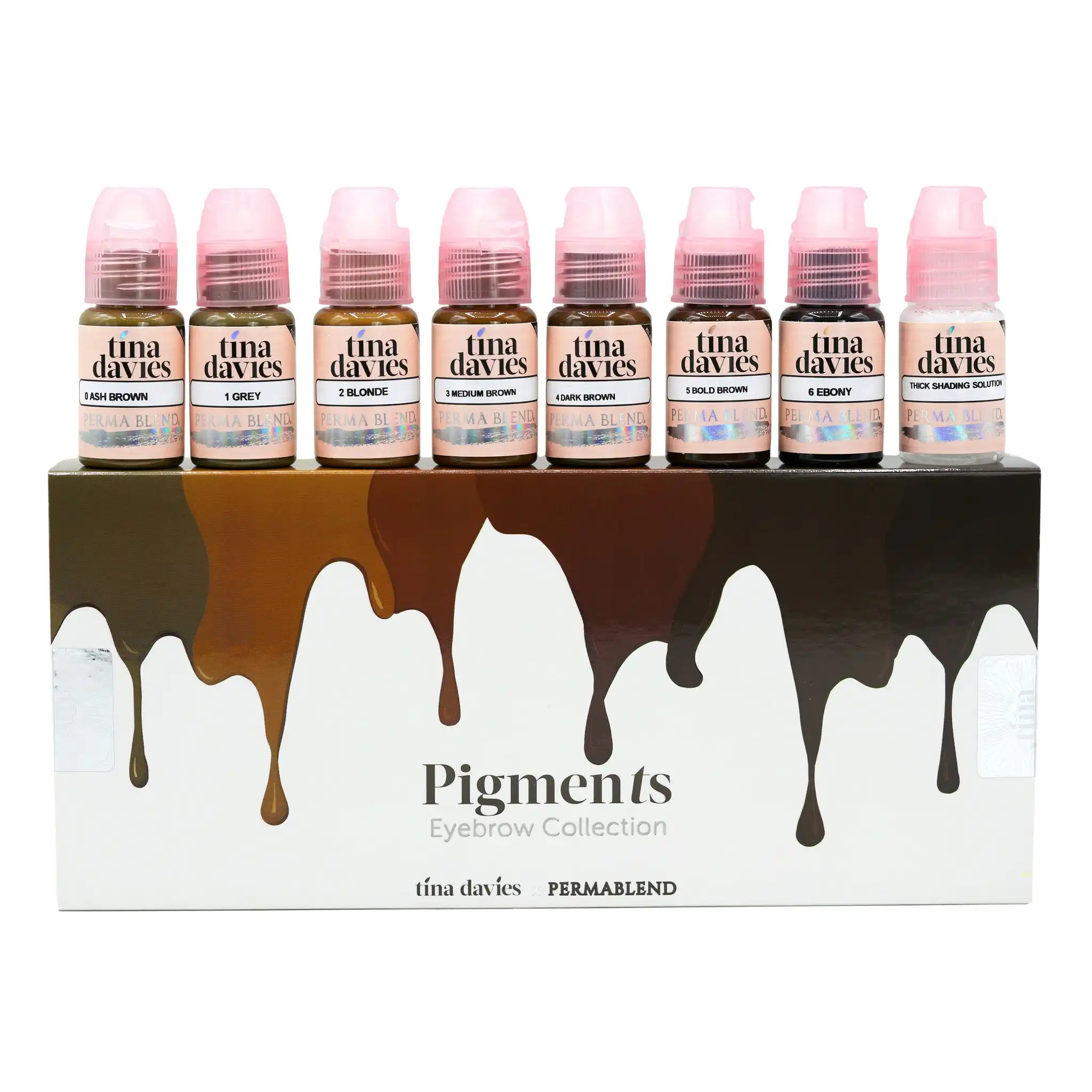 Tina Davies I Love Ink Set Perma-Mischung Pigment tinte Permanent Make-up Pigmente Para Microb lading