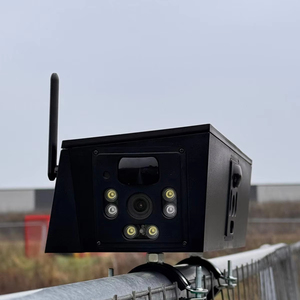 Ngoài trời kép panel năng lượng mặt trời ba ống kính năng lượng mặt trời Máy ảnh báo động <span class=keywords><strong>Camera</strong></span> An Ninh - Product Image 1