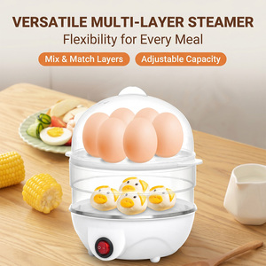 Modernos Mini-Hornos Eléctricos de Acero para <span class=keywords><strong>Huevos</strong></span>, Calentamiento Rápido, Máquinas de Cocina Eficientes para Desayunos Nutritivos Diarios en Hogares Concurridos - Product Image 4