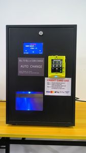 Machine à monnaie pour <span class=keywords><strong>convertir</strong></span> <span class=keywords><strong>l</strong></span>'<span class=keywords><strong>argent</strong></span> liquide en pièces, distributeur de quarts avec Nayax pour laverie automatique, borne d'arcade, point de vente - Product Image 3