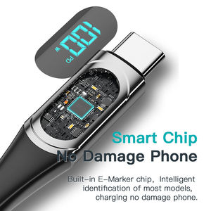 Nouvelle technologie d'alimentation 20w Usb C Light Ning Cable câble de données de Type C 100w affichage Led à charge rapide - Product Image 4