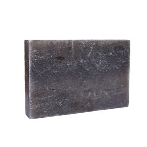 Azulejo de sal gris del Himalaya estilo Feng Shui tallado disponible para cocinar lámpara de sal de losa también disponible - Product Image 4