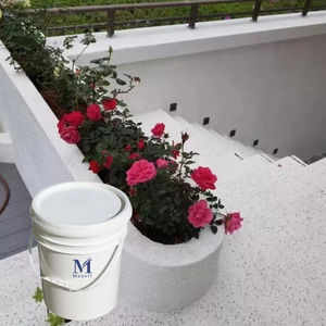 고급 도자기 스톤 아트 코팅 수지 내구성 브러쉬 아크릴 세척 돌 건물 바닥 벽 액체 돌 아트 코팅 - Product Image 1