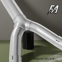 Pour BMW X5 G05 3.0T nouveau système d'échappement Cat Back haute Performance tuyau d'échappement mi-queue en acier inoxydable