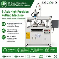 Machine de distribution et de scellement automatique de colle époxy liquide bicomposante PU, certifiée ISO CE, à 3 axes, avec servomoteur, modèle ab 2k