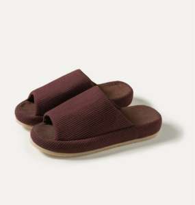 Nouvelles pantoufles d'intérieur été-automne 2025 de haute qualité à bout ouvert pour hommes et femmes, semelle extérieure en TPR avec talon, marque privée - Product Image 2