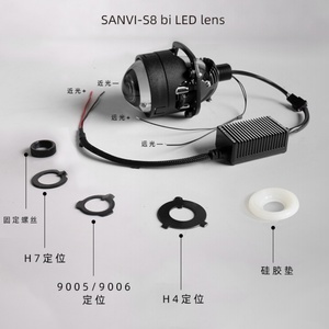 Faro LED para Auto de Alta Calidad, 2.5 Pulgadas, S8, Plug and Play, 45W, Actualización de Faro Delantero con Lente de Proyector Bi-LED de Fábrica, para Motocicleta - Product Image 4