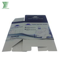 Boîte d'emballage de chargeur USB miniature personnalisée haut de gamme, écologique, en matériaux recyclés, avec lamination mate, gaufrage, pliage, boîte en papier rigide
