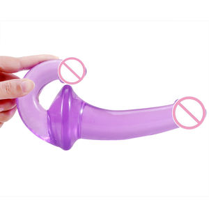 SacKnove 302JS Adult Toys Lesben paare Flexible zweiköpfige doppelte träger lose Anal dildo für Frauen masturbieren - Product Image 1