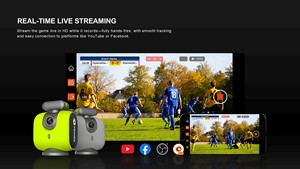 Xbotgo Elite Pro Ai 4K gimbal ติดตามลูกบอลอัตโนมัติ140กล้องแอคชั่นมุมกว้างจัดส่งฟรี - Product Image 5