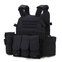 Porte-plaque tactique de protection personnelle PF avec tissu en nylon PE, pour la pêche tactique, la sécurité en plein air, en stock