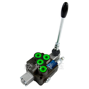 Weituo Hydraulics Dcv40 Série 1 Vanne de commande directionnelle multi-voies à inversion simple effet Norme nationale - Product Image 1