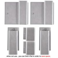 Ensemble de 6 pièces de diviseur de tiroir pliable, articles ménagers boîtes de séparation de placard organiseurs de sous-vêtements