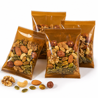 Sachets d'emballage personnalisés pour mélange de noix, avec fermeture robuste et fenêtre, qualité alimentaire, pour arachides et autres en-cas