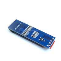 Module d'affichage OLED LCD 128x32 I2C IIC série bleu/blanc 0,91 pouce 4 broches avec pilote d'écran SSD1306