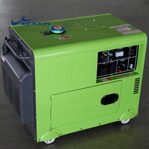 เครื่องกำเนิดไฟฟ้าดีเซล Wenxin 4.2-6.5 กิโลวัตต์ 220 โวลต์/380 โวลต์ ระบายความร้อนด้วยอากาศ พร้อมมิเตอร์วัดแรงดันไฟฟ้า สำหรับใช้ในครัวเรือน - Product Image 2