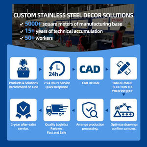 I pannelli a increspatura dell'acqua in acciaio inossidabile creano spazi dinamici di luce e ombra per il Design del centro commerciale e dell'hotel - Product Image 3