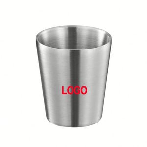 Vaso de Chupito de Acero Inoxidable con Logotipo Personalizado Impreso, Grabado Láser, Pintura en Aerosol, Vaso de Vino de Acero Inoxidable, Vasos de Chupito Metálicos - Product Image 1