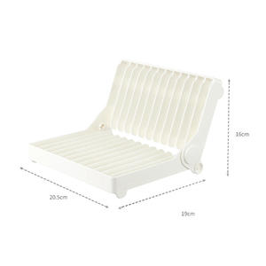 Bianco piccolo piatto posate da cucina stendino <span class=keywords><strong>pieghevole</strong></span> in plastica Organizer vassoio per piatto - Product Image 2